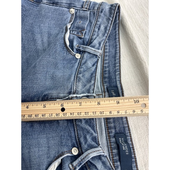 J.Jill Denim Weekender 4‎ Straight Leg Jeans Floral Embroidered Cottagecore Boho - Picture 13 of 14